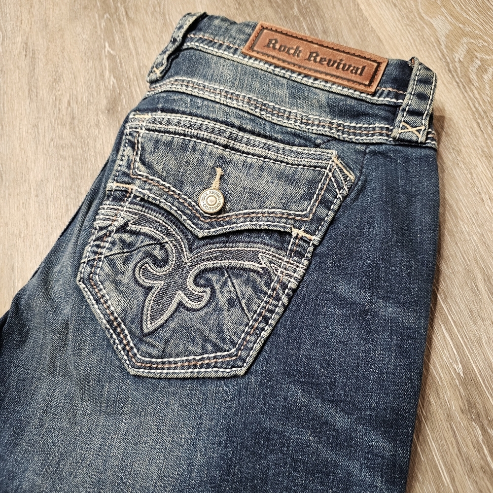 Rock Revival Clair Crop Size 32 - Picture 2 of 16